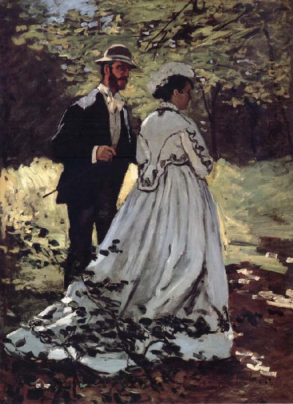 Les Promeneurs, Claude Monet